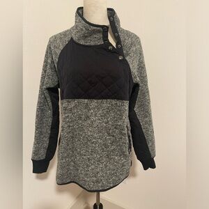 Grey and black pullover